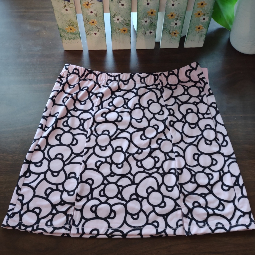 Hello Kitty Black and Pink Mini Skirt